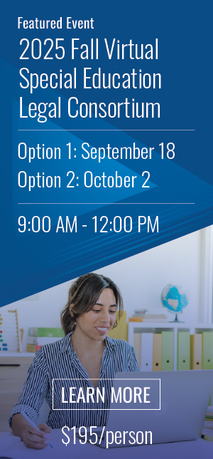 Fall Special Education Legal Consortium (SELC)